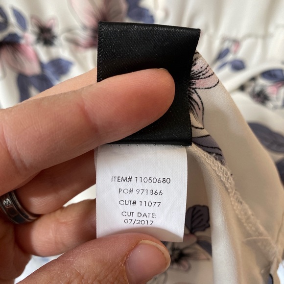 Torrid Women’s Size 5x Floral Print Baby Doll V Neck Top Kimono Sleeve - Picture 12 of 12